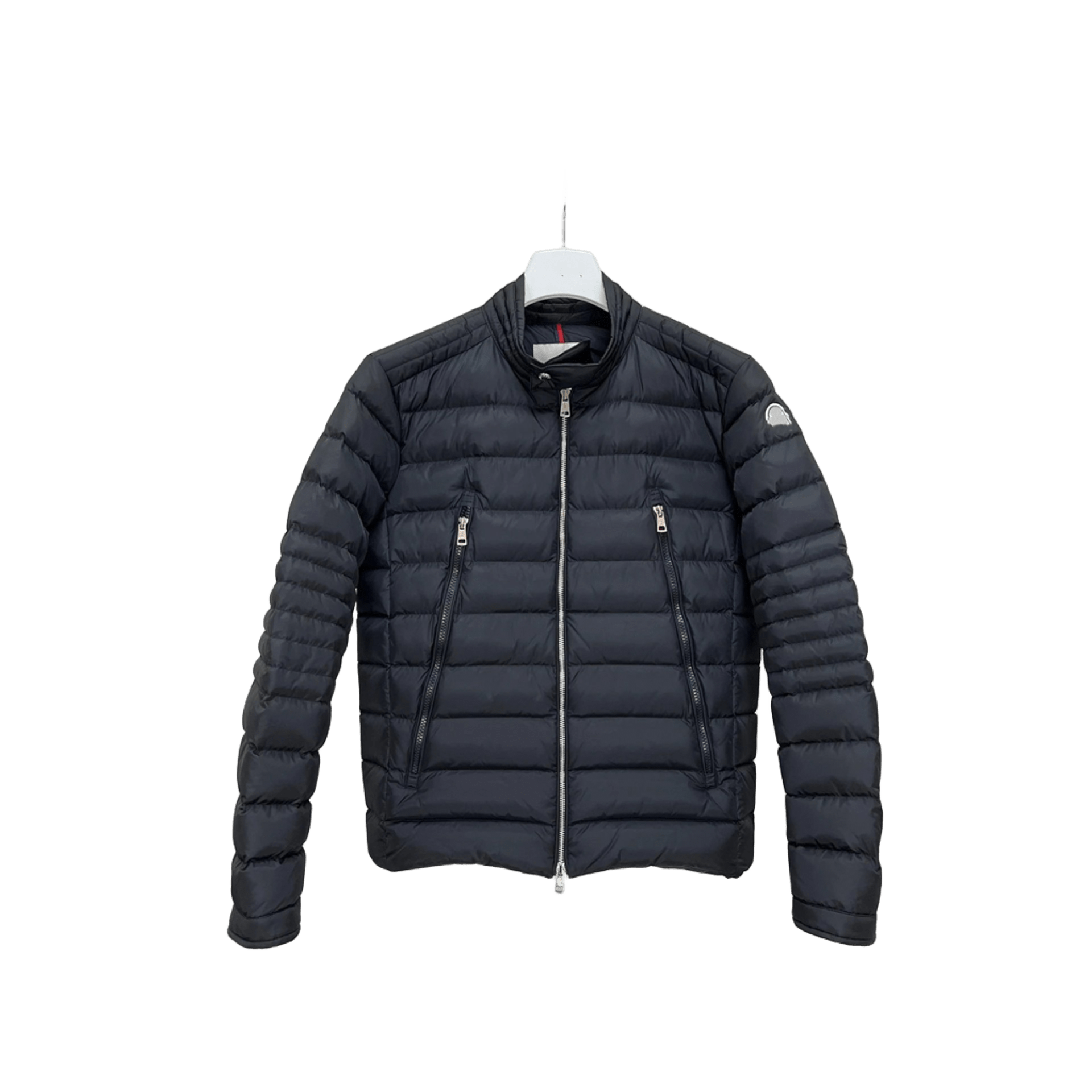 Moncler Black Down Jacket: Warm Quilted Unisex Urban Coat