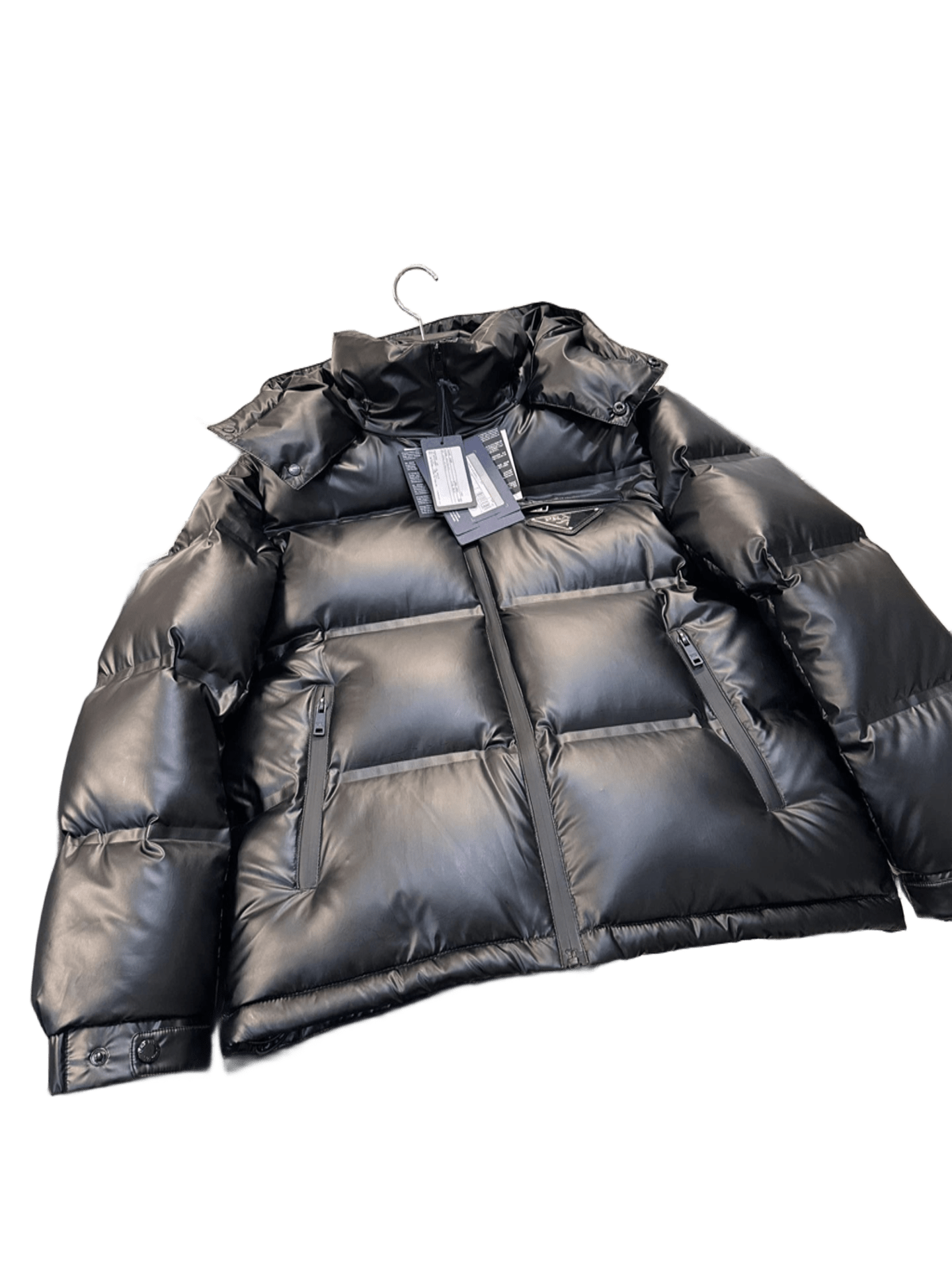 Moncler Black Down Jacket: Warm Unisex Winter Coat