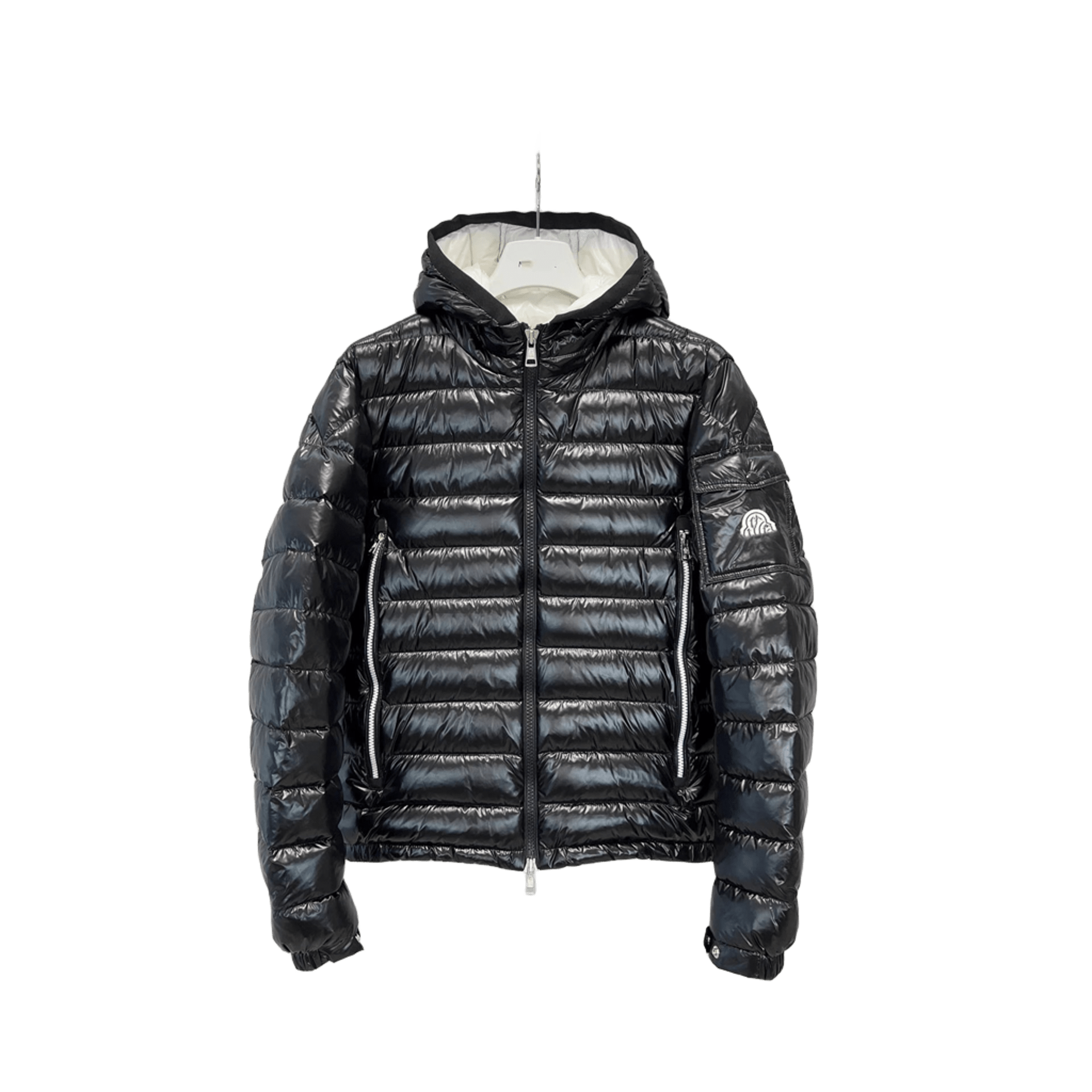 Moncler Black Hooded Down Jacket: Unisex Urban Winter Coat