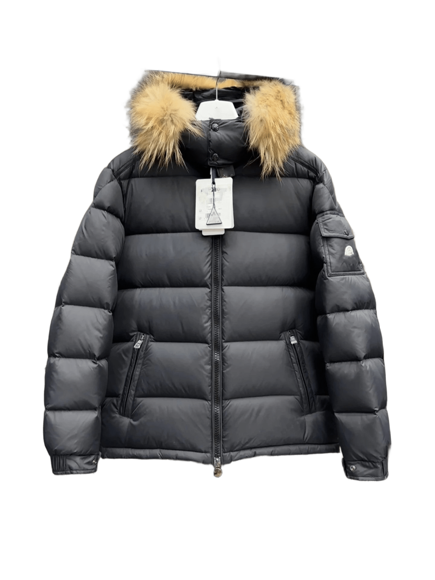 Moncler Black Puffer Coat: Warm Hooded Down Jacket, Unisex