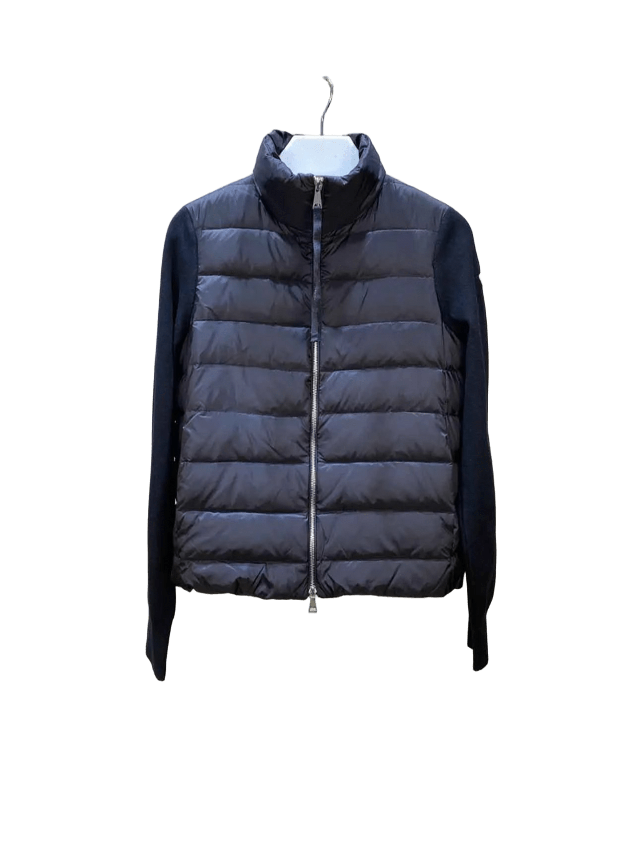 Moncler Black Puffer Vest: Unisex, Warm Stand Collar, Chic Style