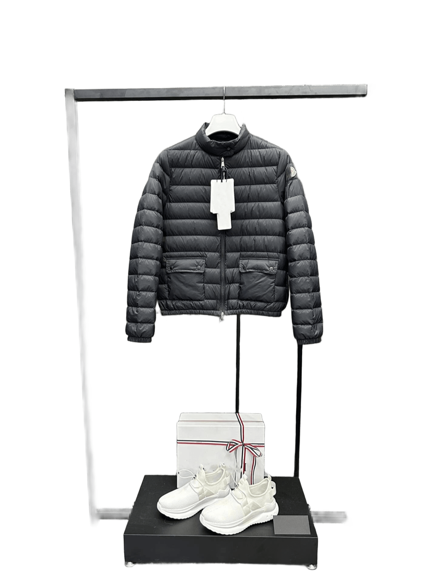 Moncler Black Quilted Down Jacket: Unisex Winter Coat
