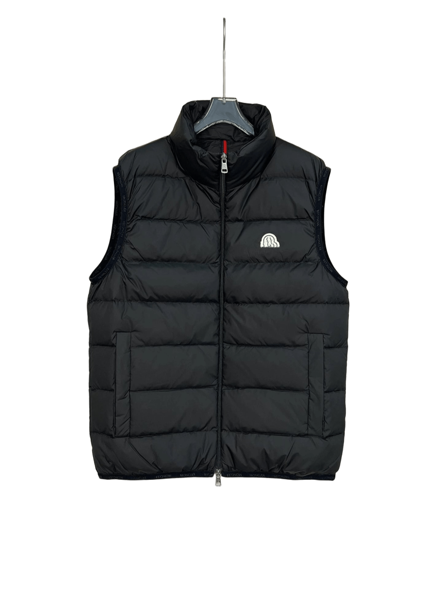 Moncler Black Unisex Down Vest: Classic Puffer Style