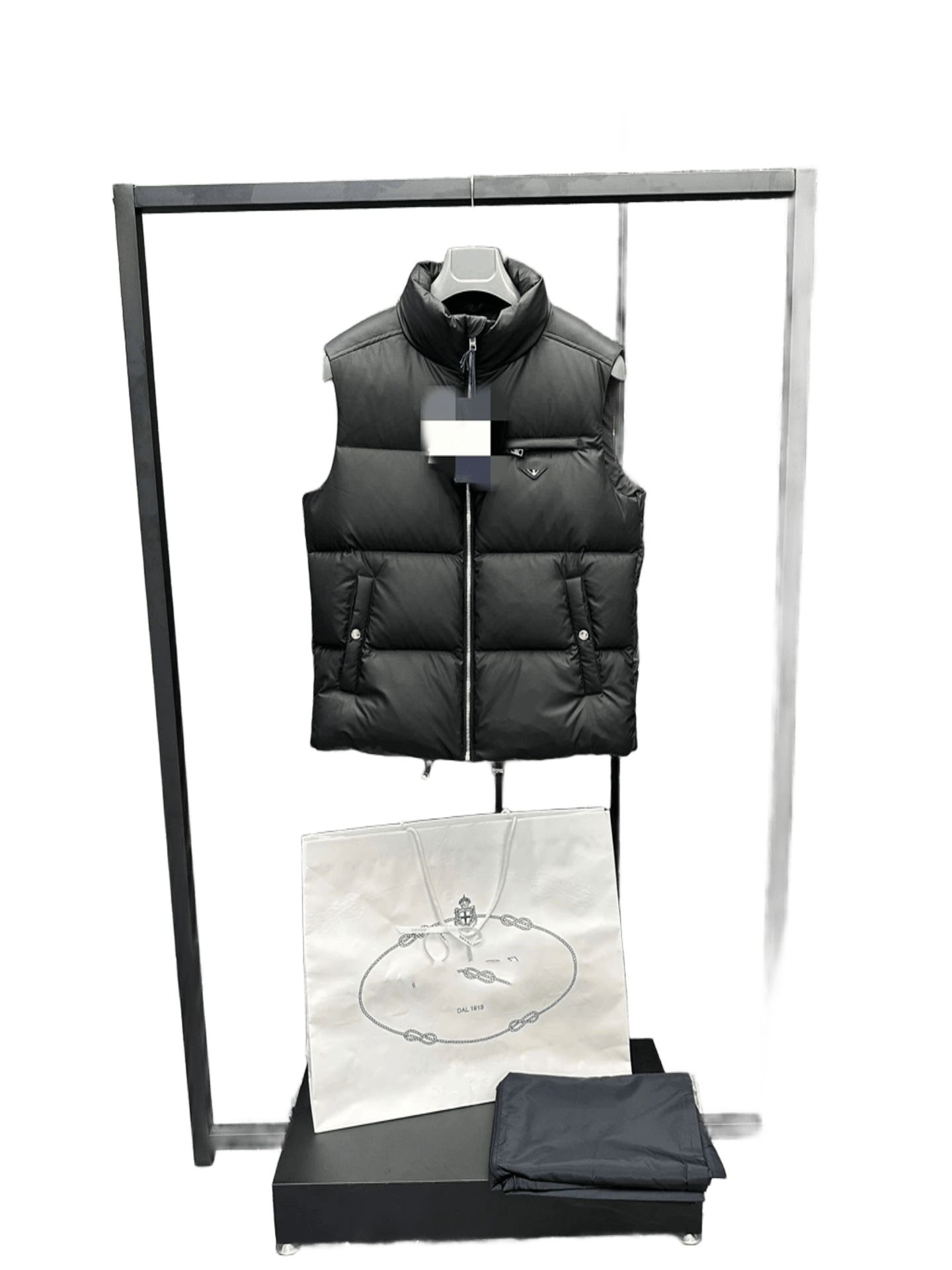 Moncler Men's Black Quilted Puffer Vest, Urban Winter Style