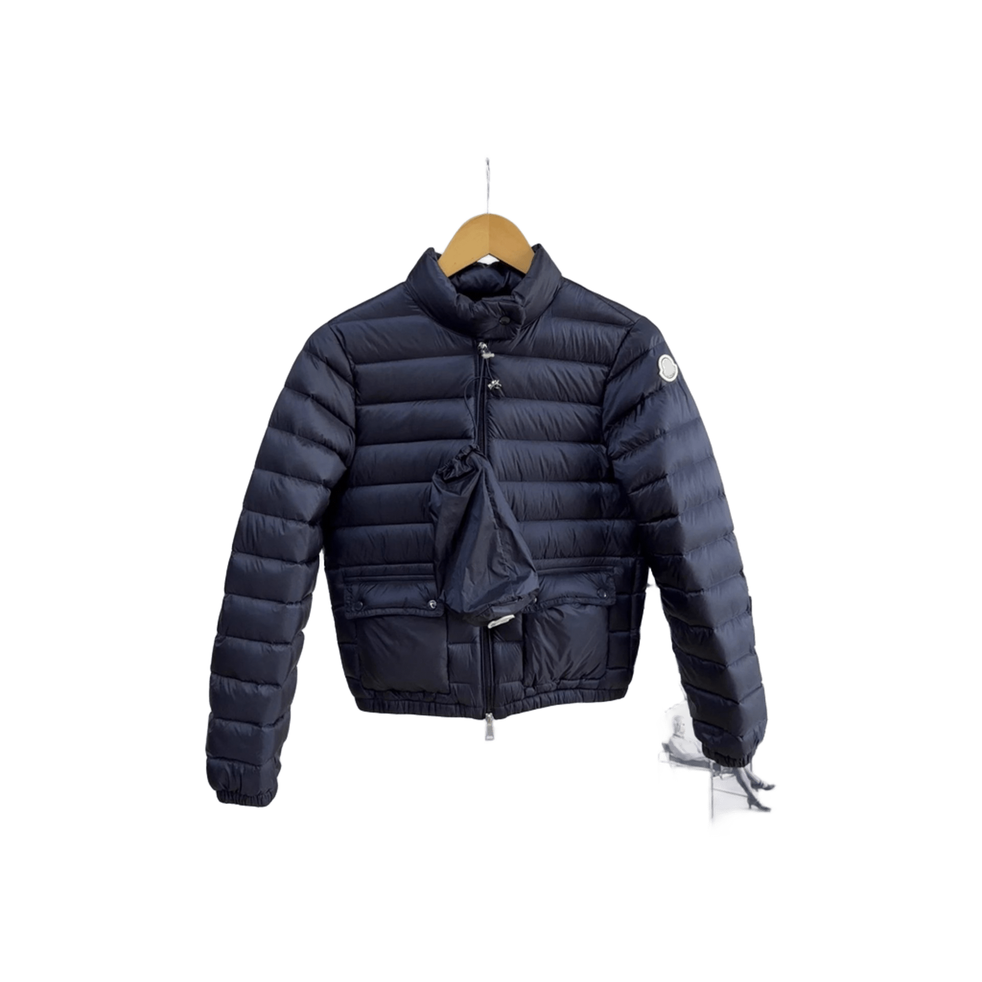Moncler Navy Down Jacket: Warm Unisex Urban Coat