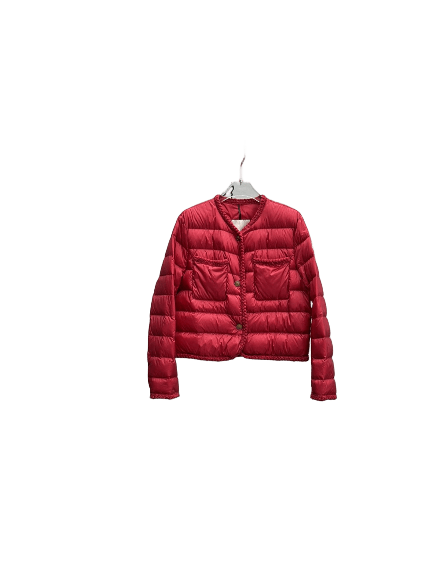 Moncler Red Quilted Down Jacket: Women's Winter Warm Coat