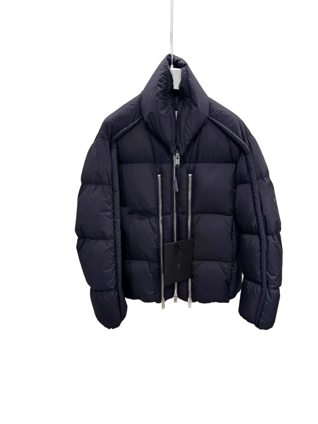 Moncler Unisex Black Down Jacket: Winter Warmth