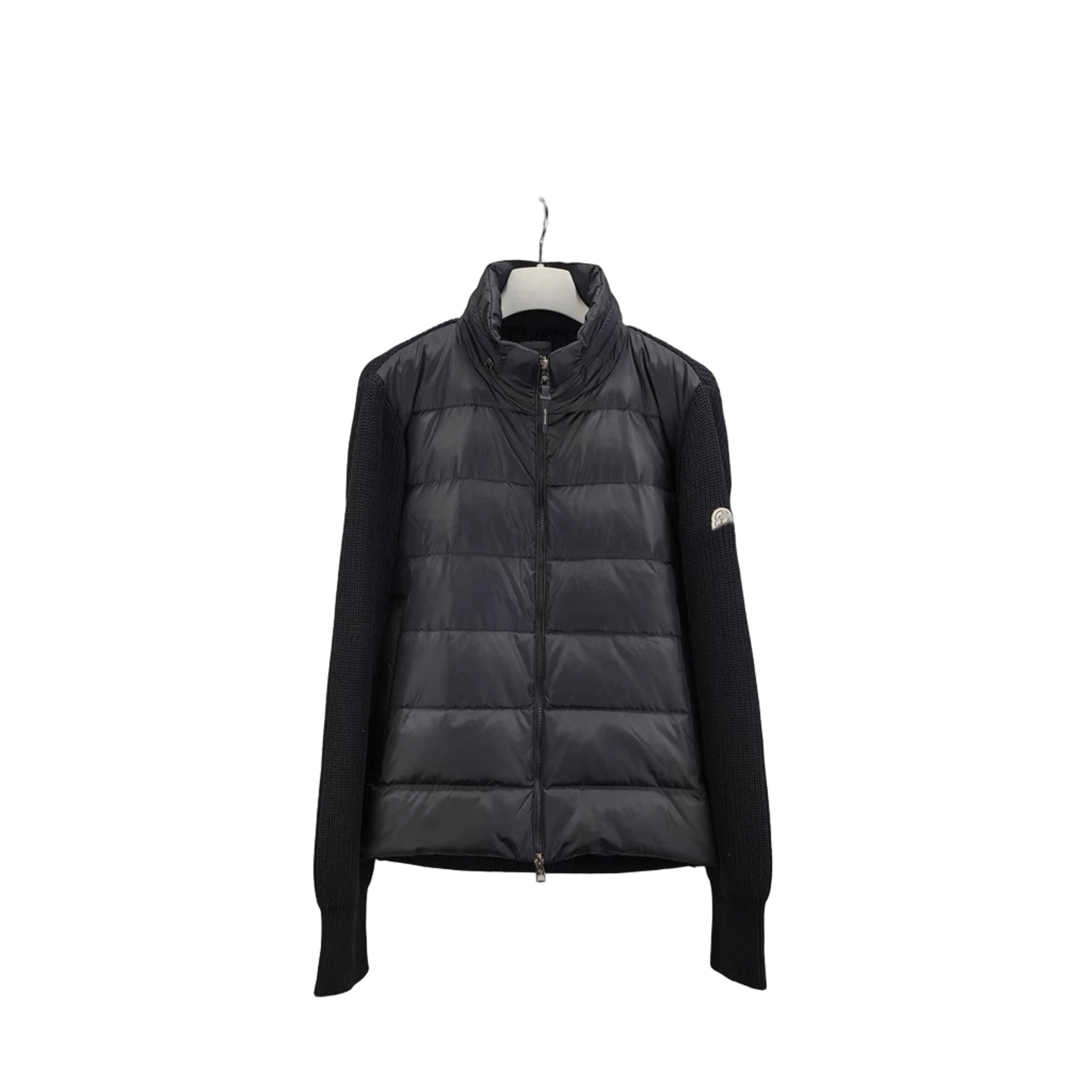 Moncler Unisex Black Puffer Jacket: Windproof Winter Down Coat