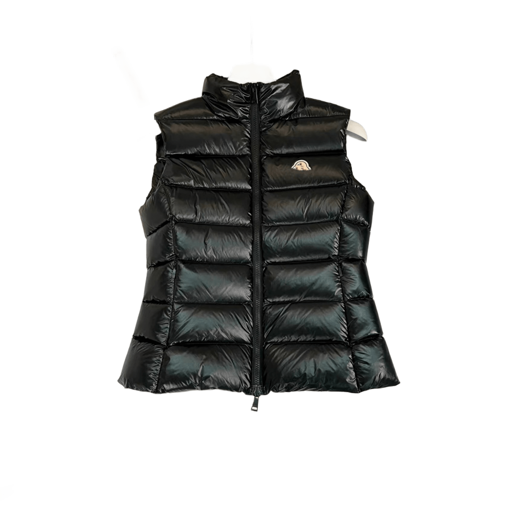 Moncler Unisex Black Quilted Vest: Insulated, Iconic Branding