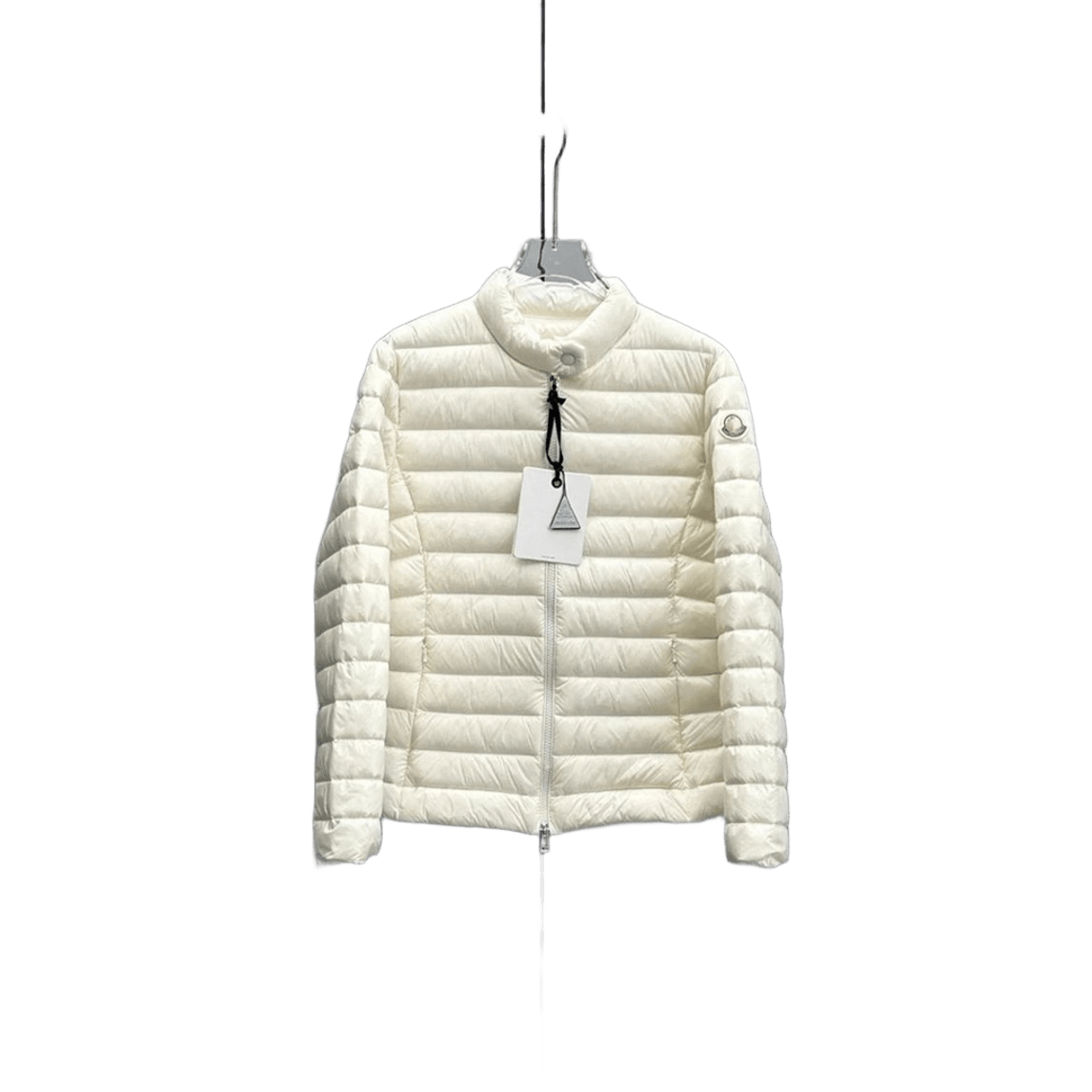Moncler White Down Jacket: Unisex Urban Winter Coat