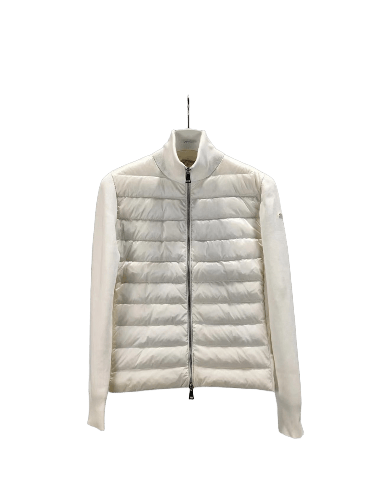 Moncler White Down Jacket: Warm, Lightweight & Slim Fit