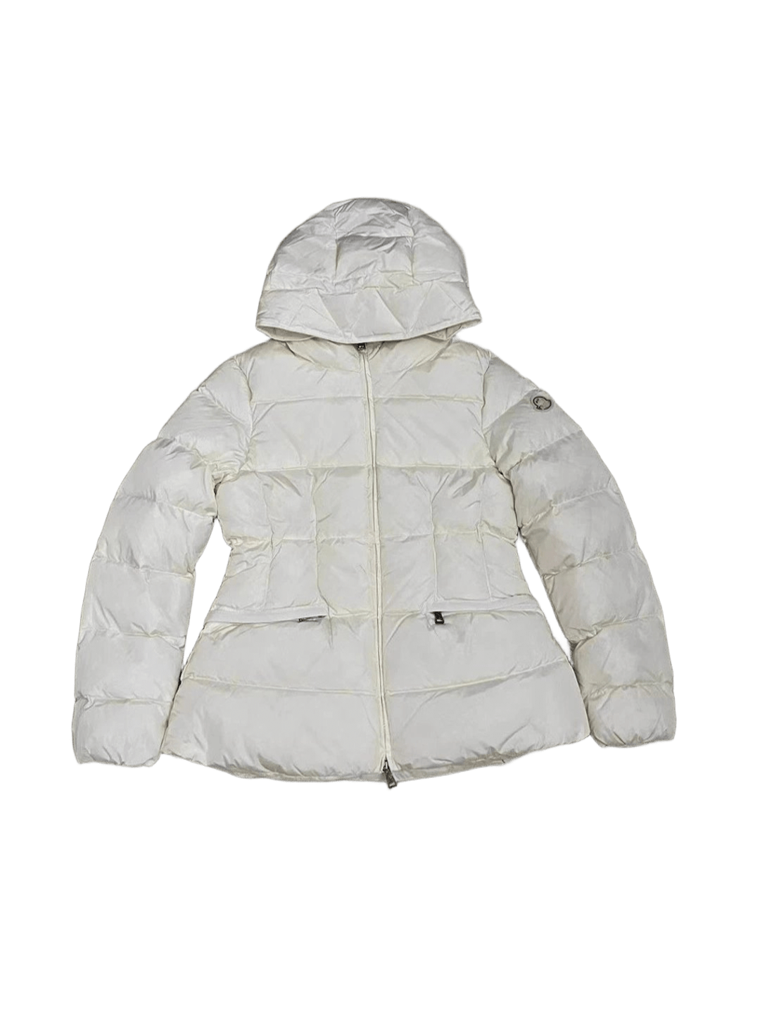 Moncler White Quilted Down Jacket: Women's Winter Coat