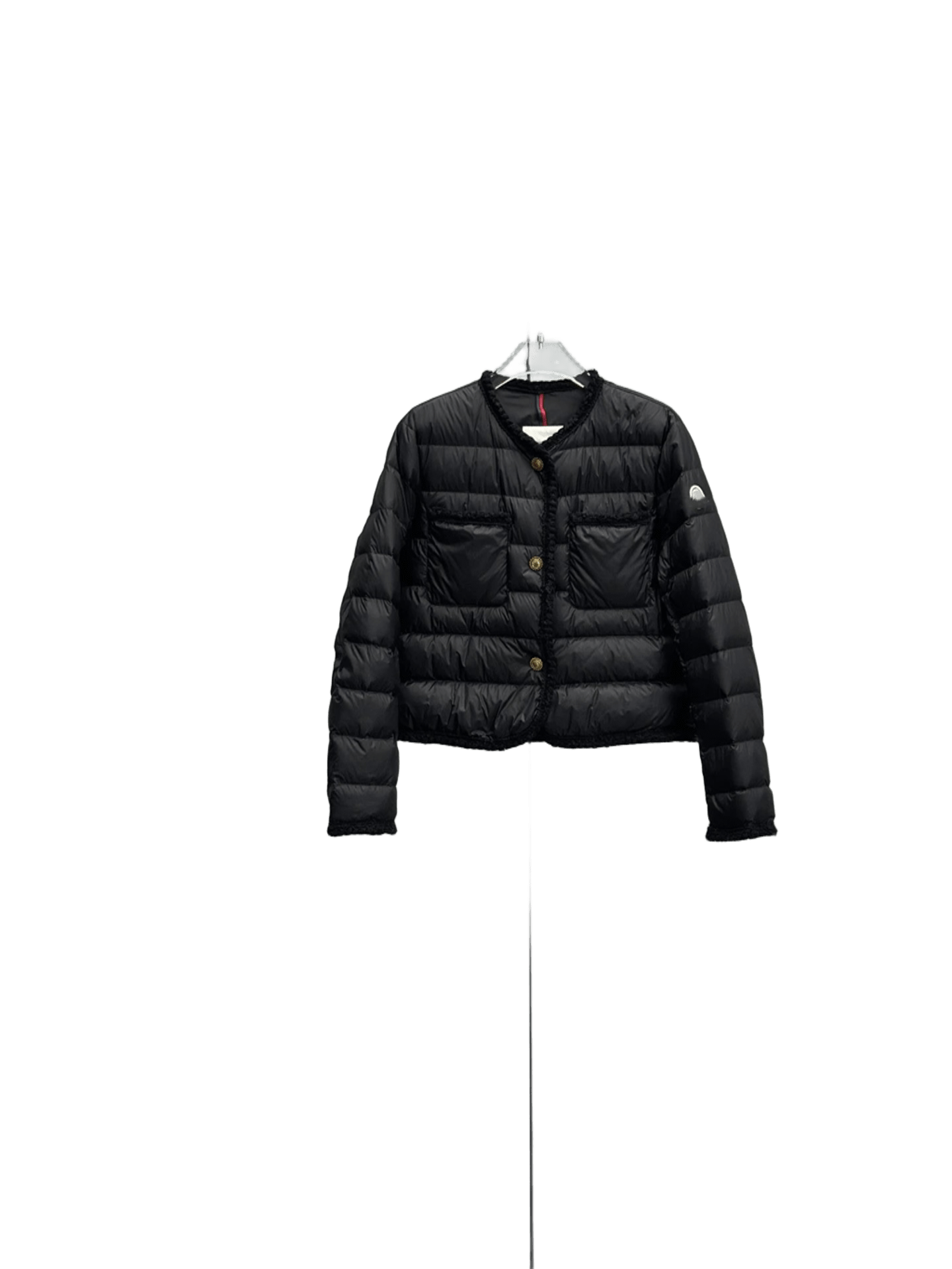 Moncler Women's Black Down Jacket: Classic Warm Stylish