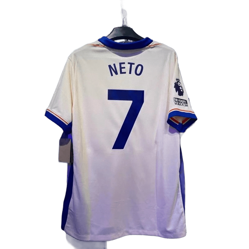 NETO 7 Soccer Jersey - White Breathable Football Shirt