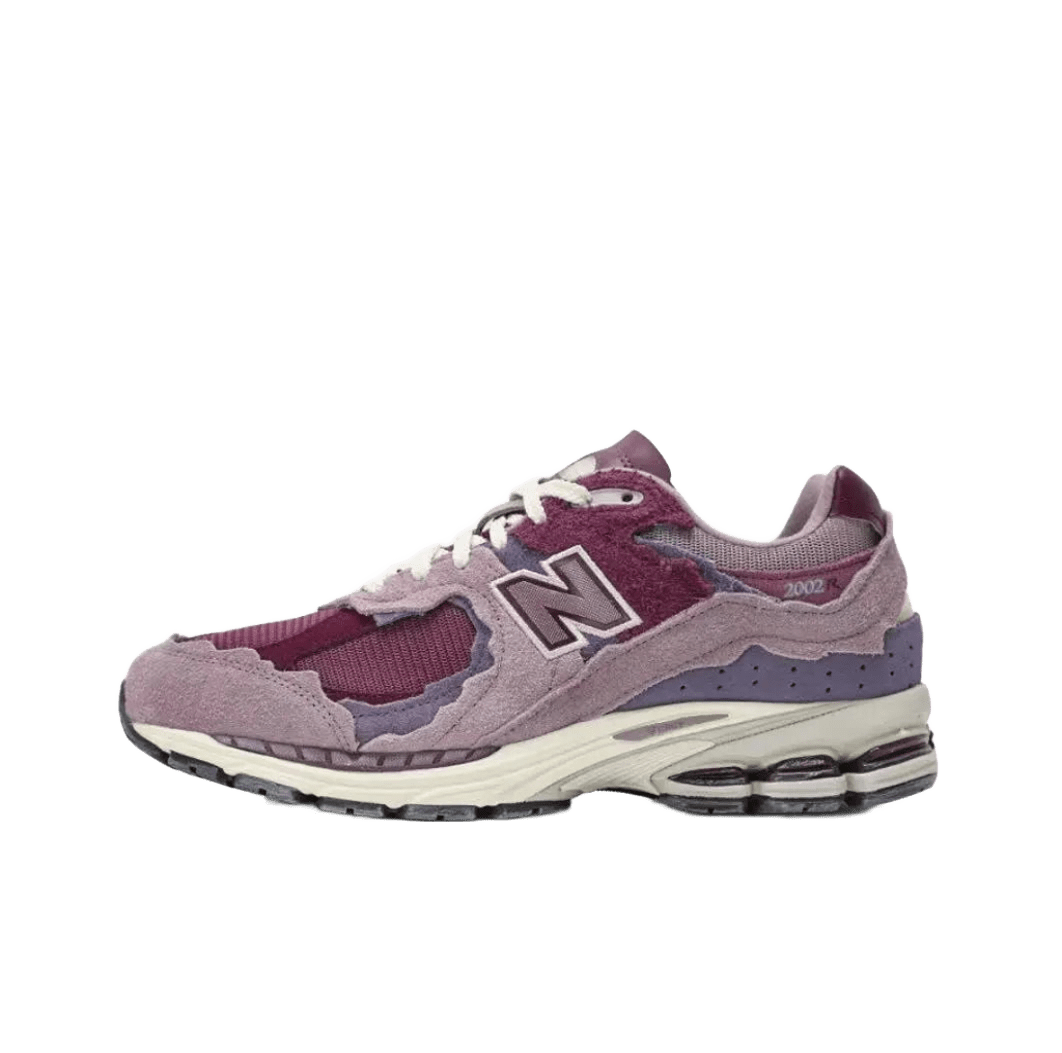 New Balance 2002R Purple Pink Suede Retro Cushioned Sneakers