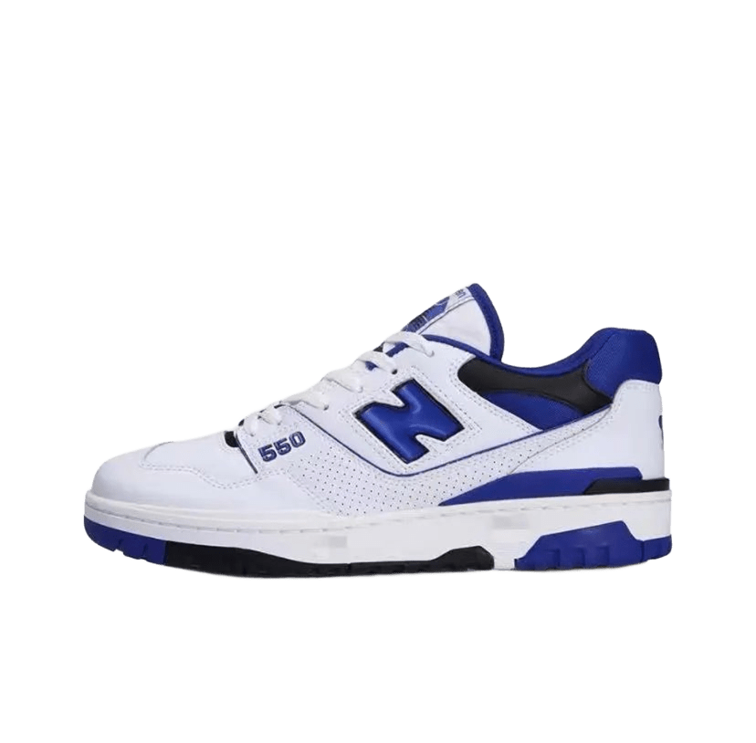New Balance 550 White Blue Retro Leather Unisex Sneakers