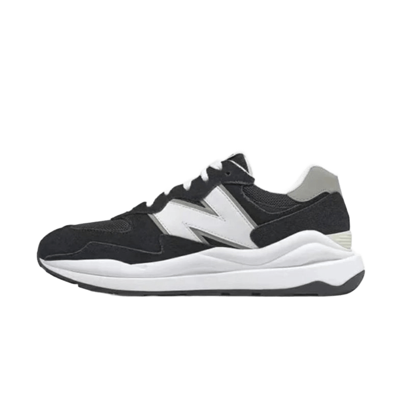 New Balance 90s Retro Black White Suede Sneakers