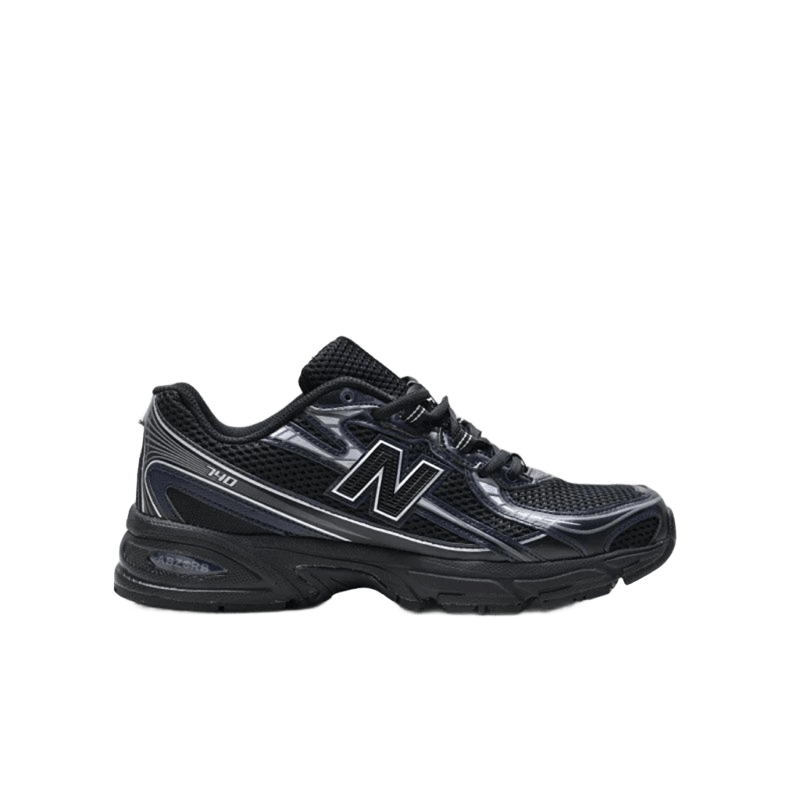 New Balance 940 Retro Black Mesh Cushioned Sneakers