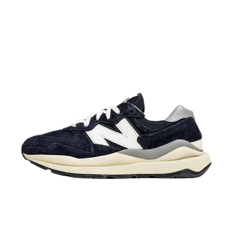 New Balance Classic Navy Retro Sneakers: Mesh & Suede