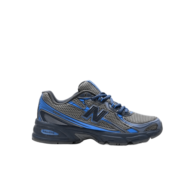 New Balance Grey Blue Retro Running Shoes Unisex