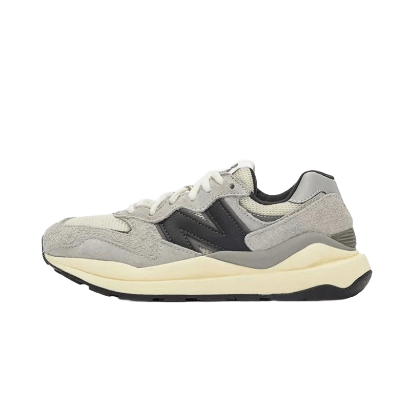 New Balance Grey Suede Retro Sneakers with Cushioning