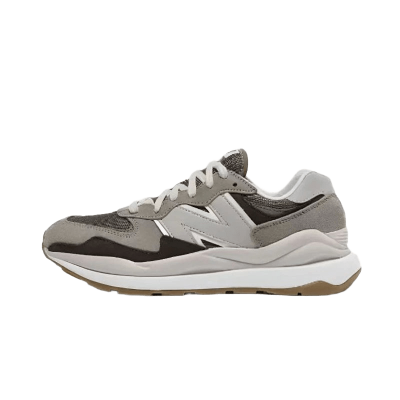 New Balance Grey/Black Retro Sneakers, Mesh & Suede