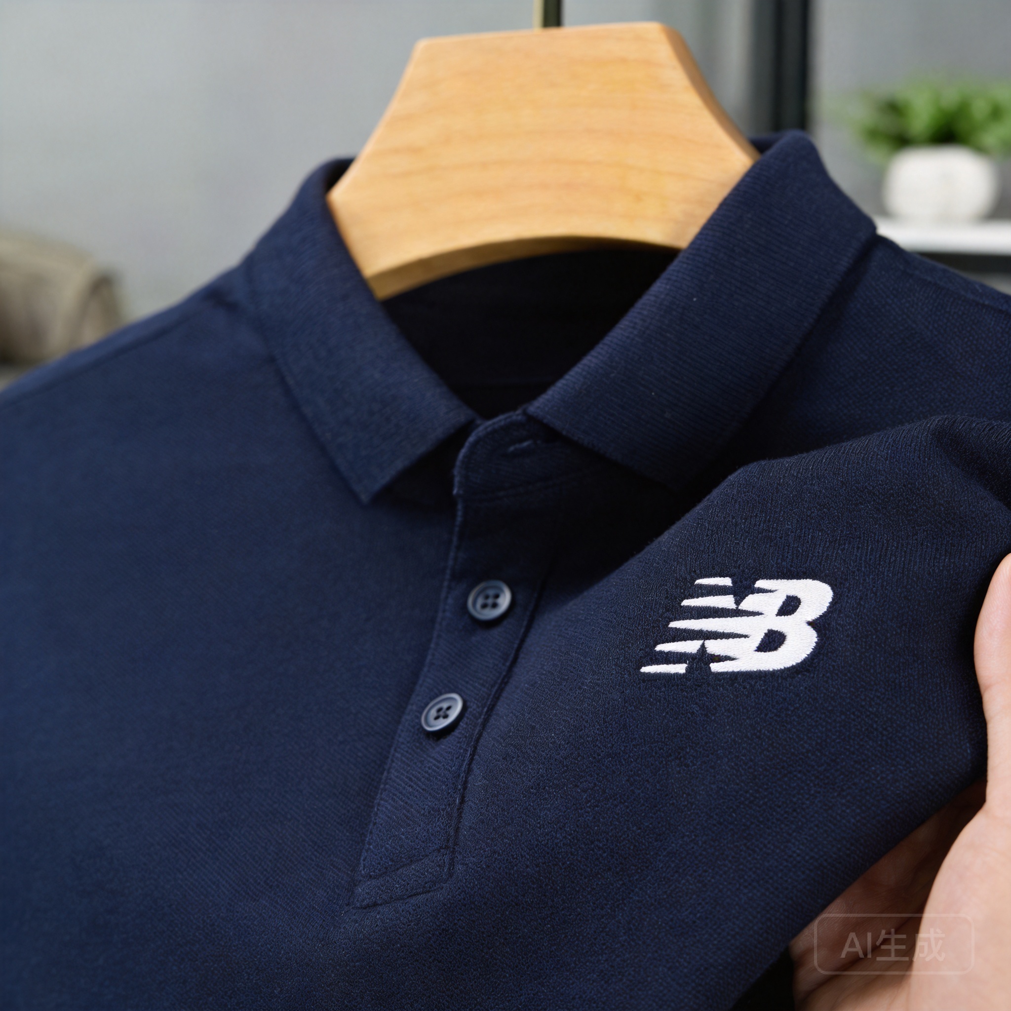 New Balance Men's & Women's Deep Blue Cotton T-Shirt