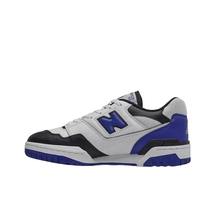 New Balance Retro White Black Blue Shoes - Cushioned Comfort