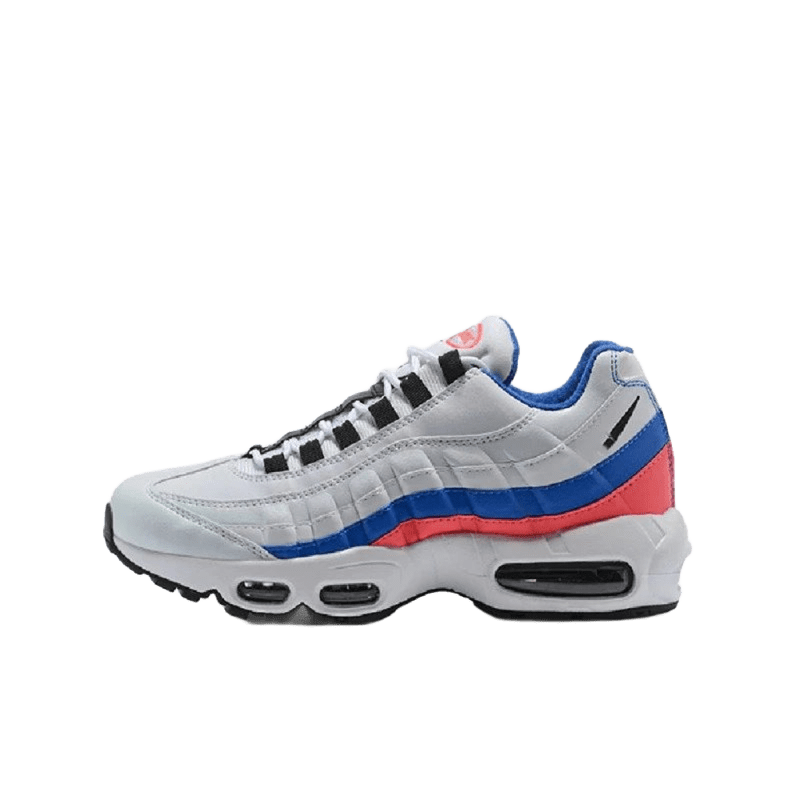 Nike 90s Retro Sneakers White Red Blue Leather Unisex