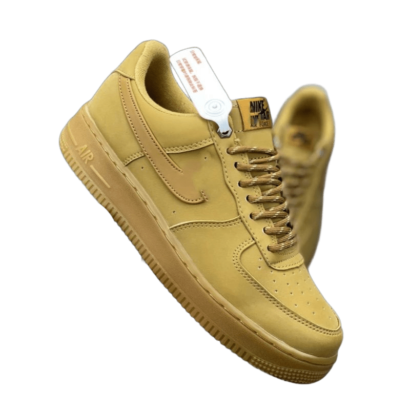 Nike Air Force 1 '07 LV8 Low Top Sneakers, Yellow Leather