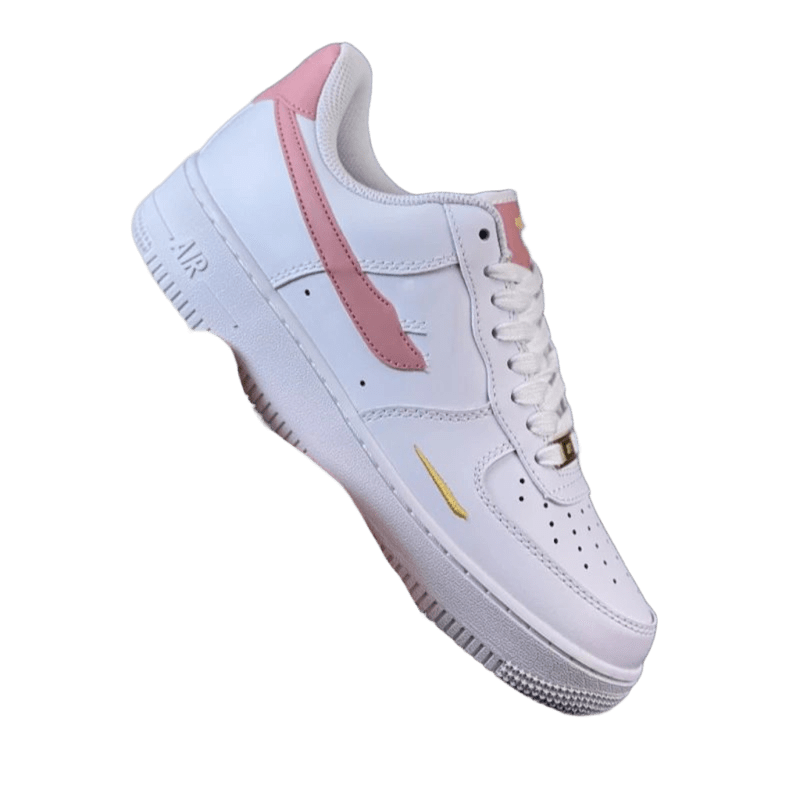 Nike Air Force 1 '07 LV8 White Pink Leather Low-Top Shoes