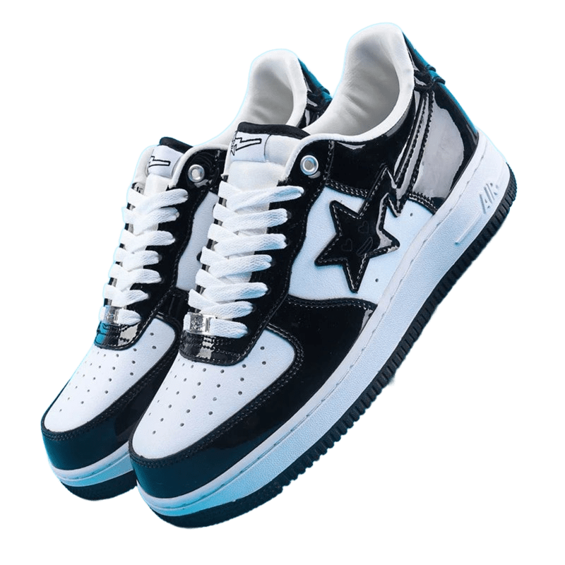 Nike Air Force 1 Low B&W Leather Unisex Sneakers