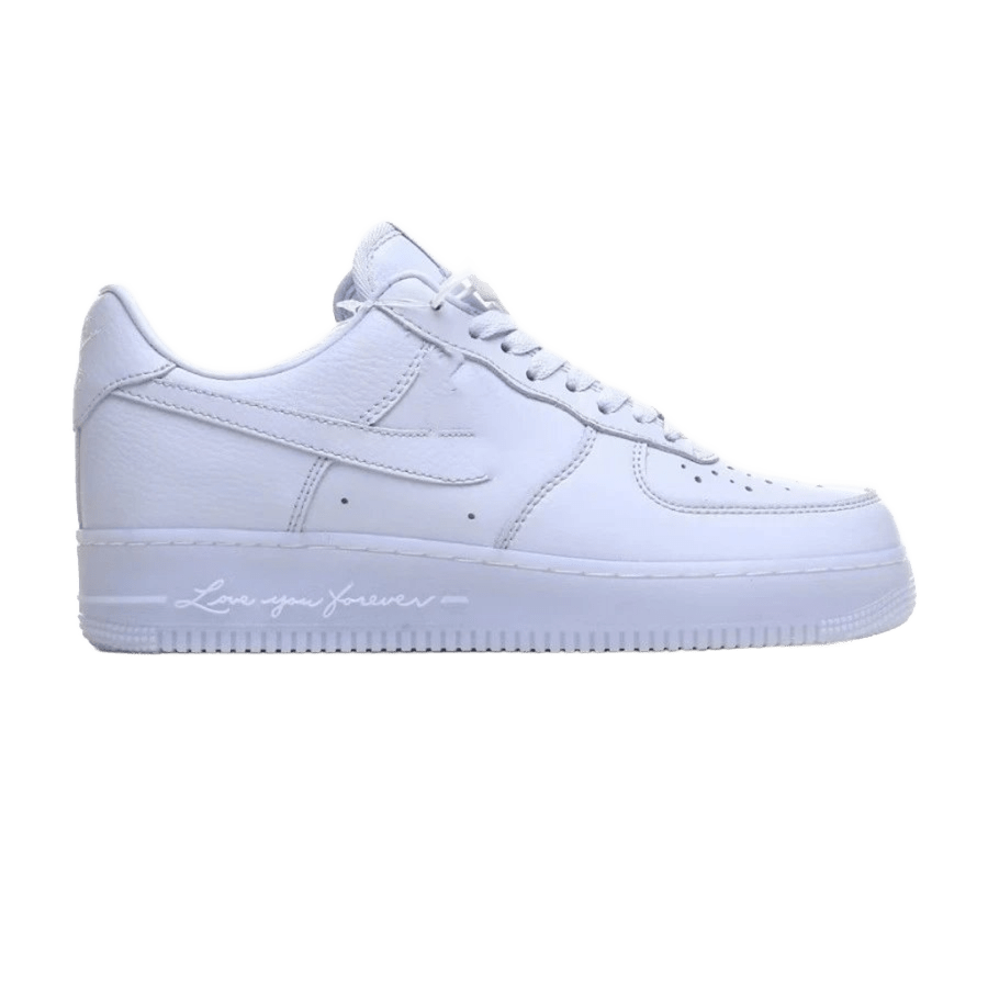 Nike Air Force 1 White Leather Low-Top Shoes