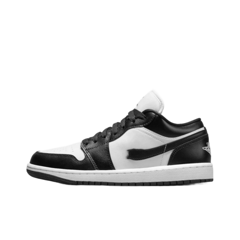 Nike Air Jordan 1 Retro Black White Leather Sneakers Unisex