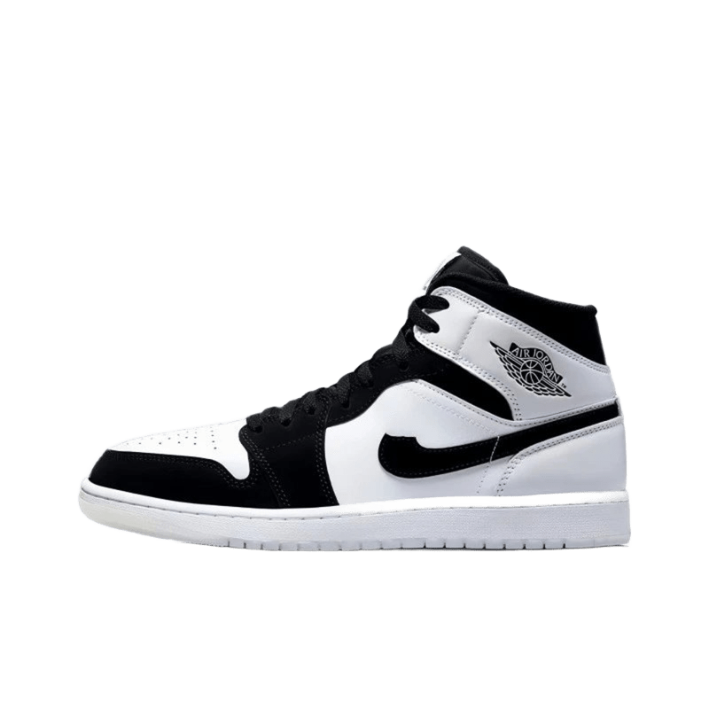 Nike Air Jordan High Top Black White Leather Basketball Shoes