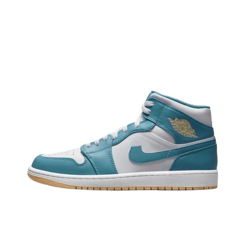 Nike Air Jordan High Top Blue/White Leather Shoes