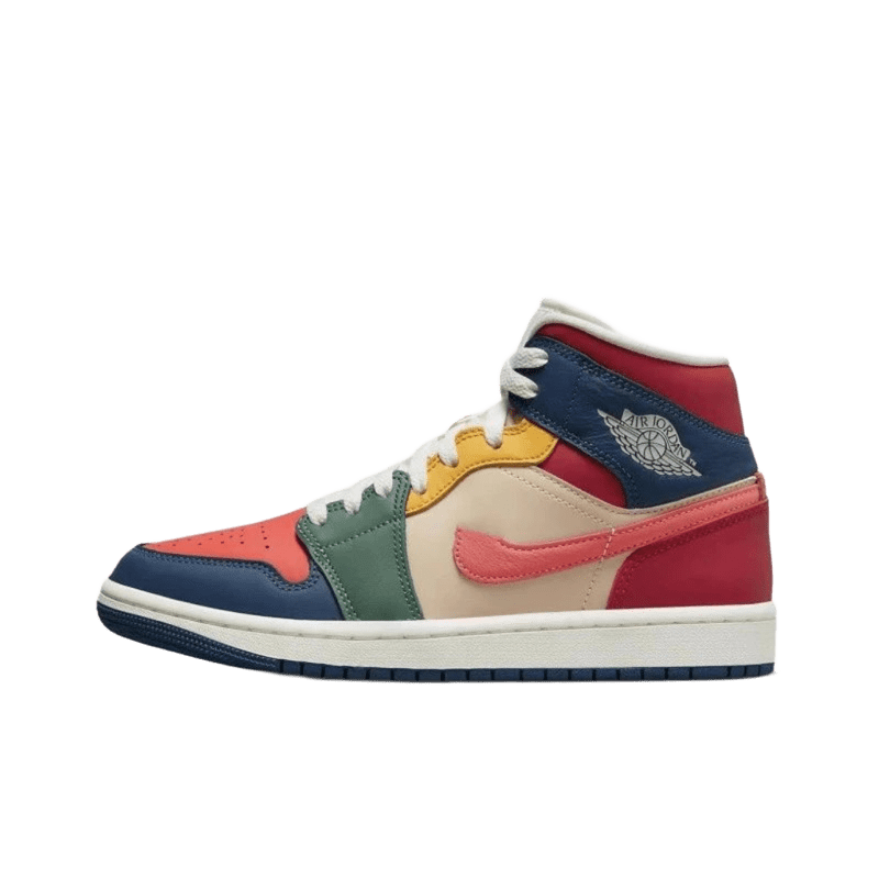 Nike Air Jordan High-Top Colorful Leather Sneakers, Unisex