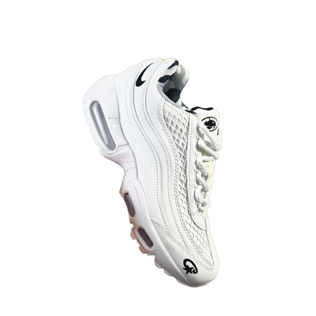 Nike Air Max 90 White Leather Mesh Sneakers Unisex