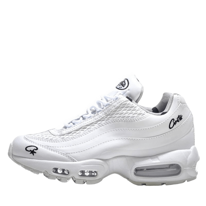 Nike Air Max 90 White Leather Mesh Sneakers Unisex