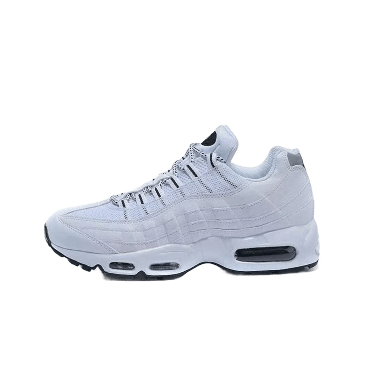 Nike Air Max 90 White Retro Sneakers, Breathable Mesh