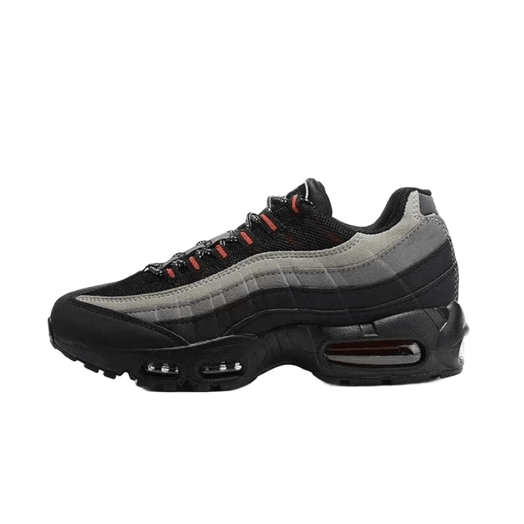 Nike Air Max 95 Black/Grey Leather Mesh Retro Shoes