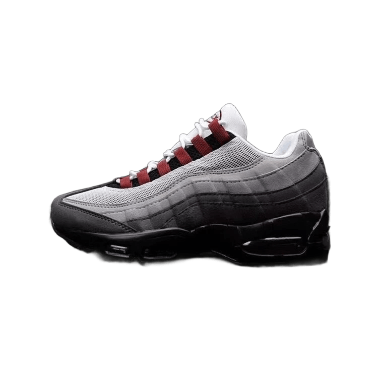 Nike Air Max 95 Grey Black Red Retro 90s Unisex Shoes