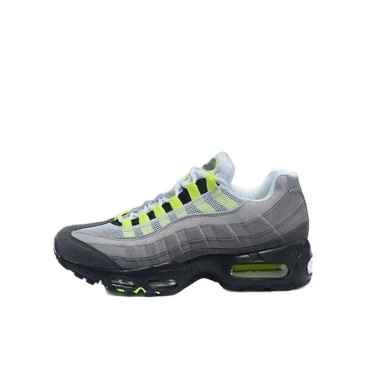 Nike Air Max 95 Grey/Yellow Cushioned Unisex Sneakers