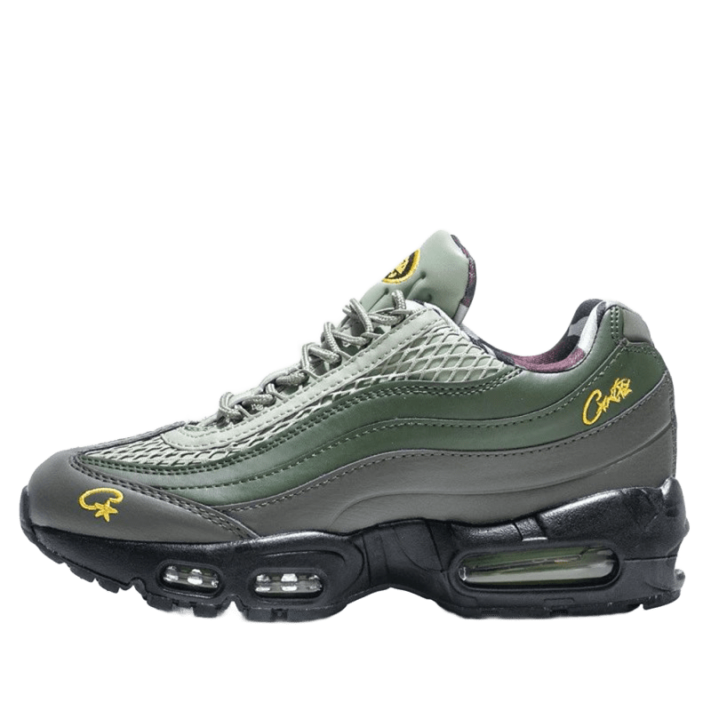 Nike Air Max 95 Military Green Leather Sneakers