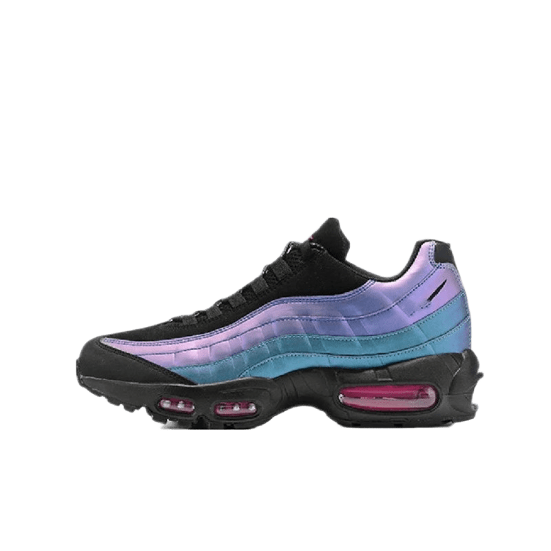 Nike Air Max 95 Retro 'Black Blue Gradient' Leather Sneakers