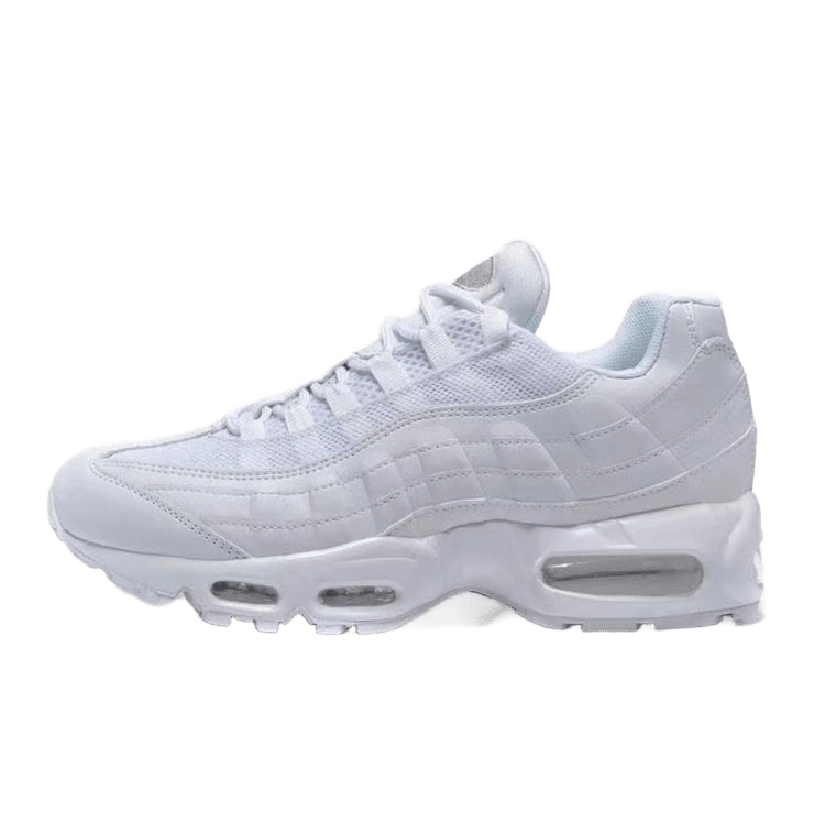 Nike Air Max 95 White Leather & Mesh 90s Sneakers