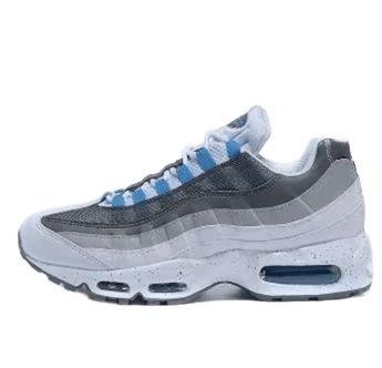 Nike Air Max Grey/White/Blue Breathable Mesh Cushioned Shoes