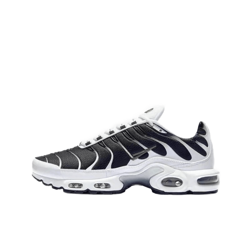 Nike Air Max Retro Leather Sneakers: Black & White