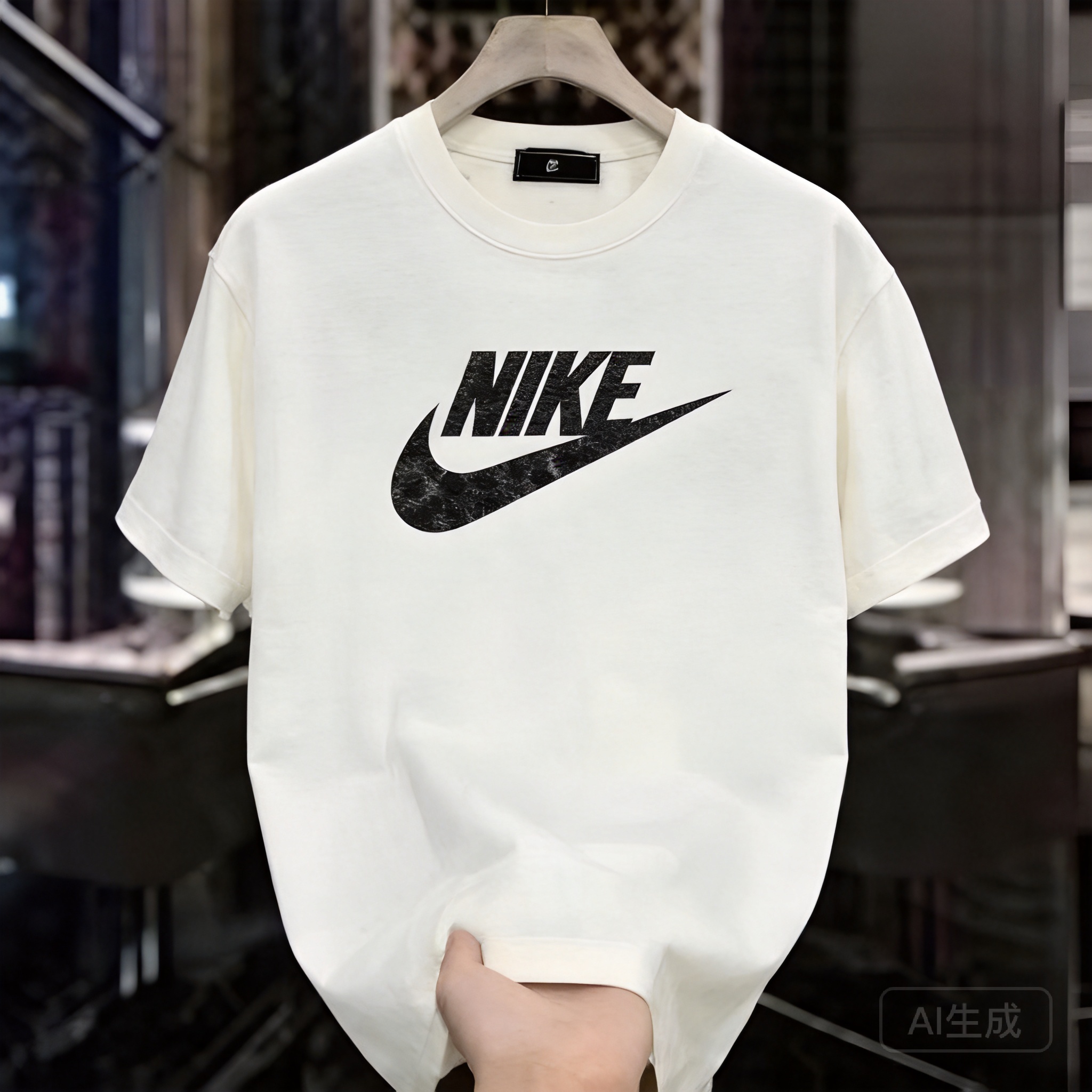 Nike Black Athletic Wear: Breathable Unisex Minimalist Style