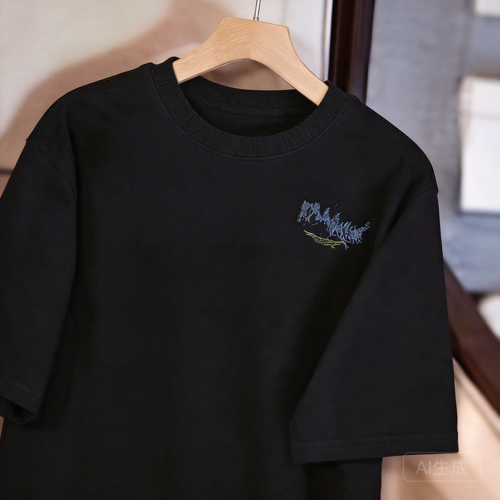 Nike Black Athletic Wear, Unisex Breathable Sports Outfit